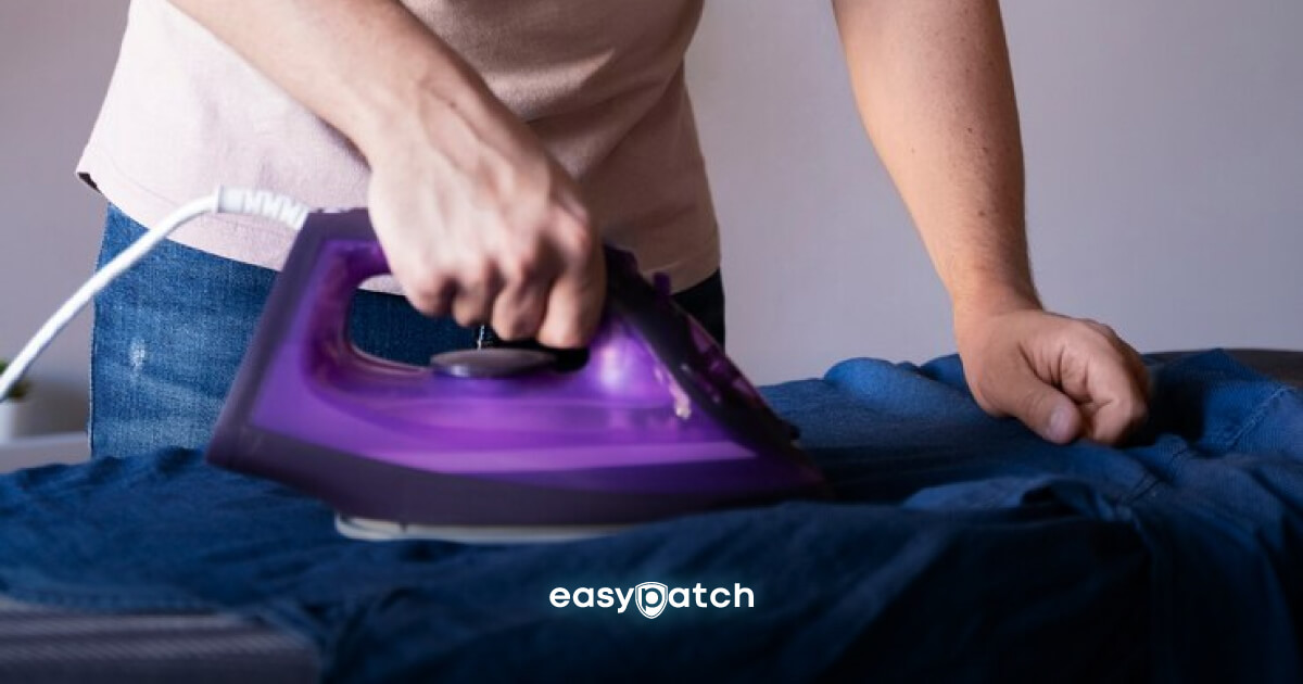 How to apply thermoadhesive patches