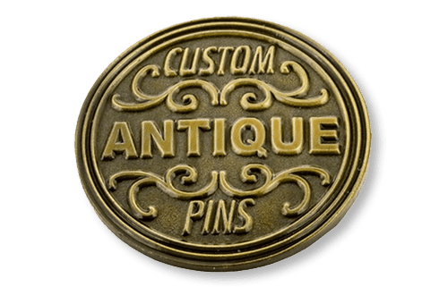 Metal brooches